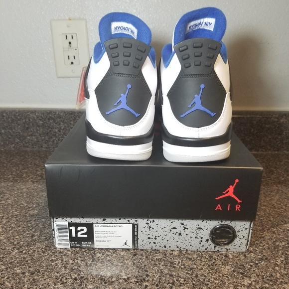 Nike Air Jordan 4 IV Retro Motorsport 308497-117 - Picture 5 of 8